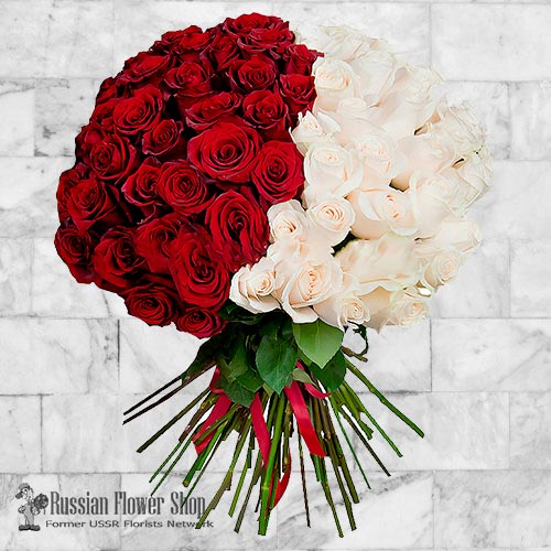 Bouquet de roses de Russie #41